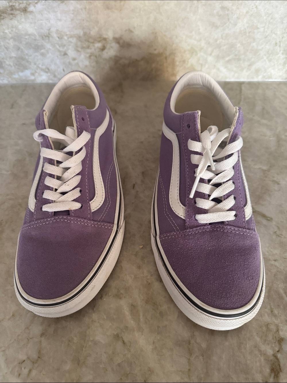 Vans Lavender Old Skool Low-Top Sneakers